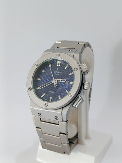 Hublot Stainless Steel Watch with Date Display - Luxury Timepiece for Men