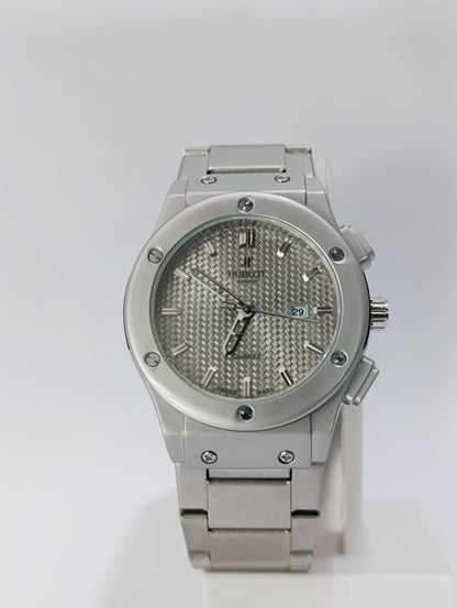 Hublot Stainless Steel Watch with Date Display - Luxury Timepiece for Men