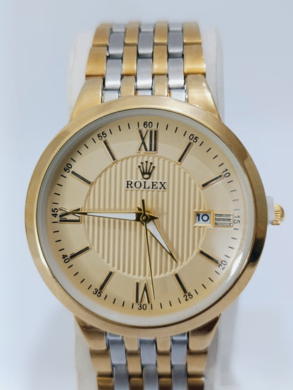 Rolax Gold and Silver Classic Watch