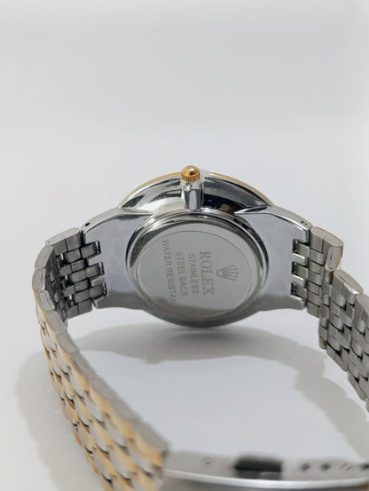 Rolax Gold and Silver Classic Watch