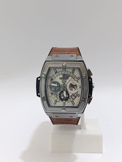 Hublot Chronograph Watch with Date Display - Premium Stainless Steel Timepiece