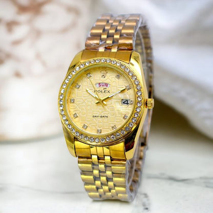 Rolex Luxury chain strap ladies watch